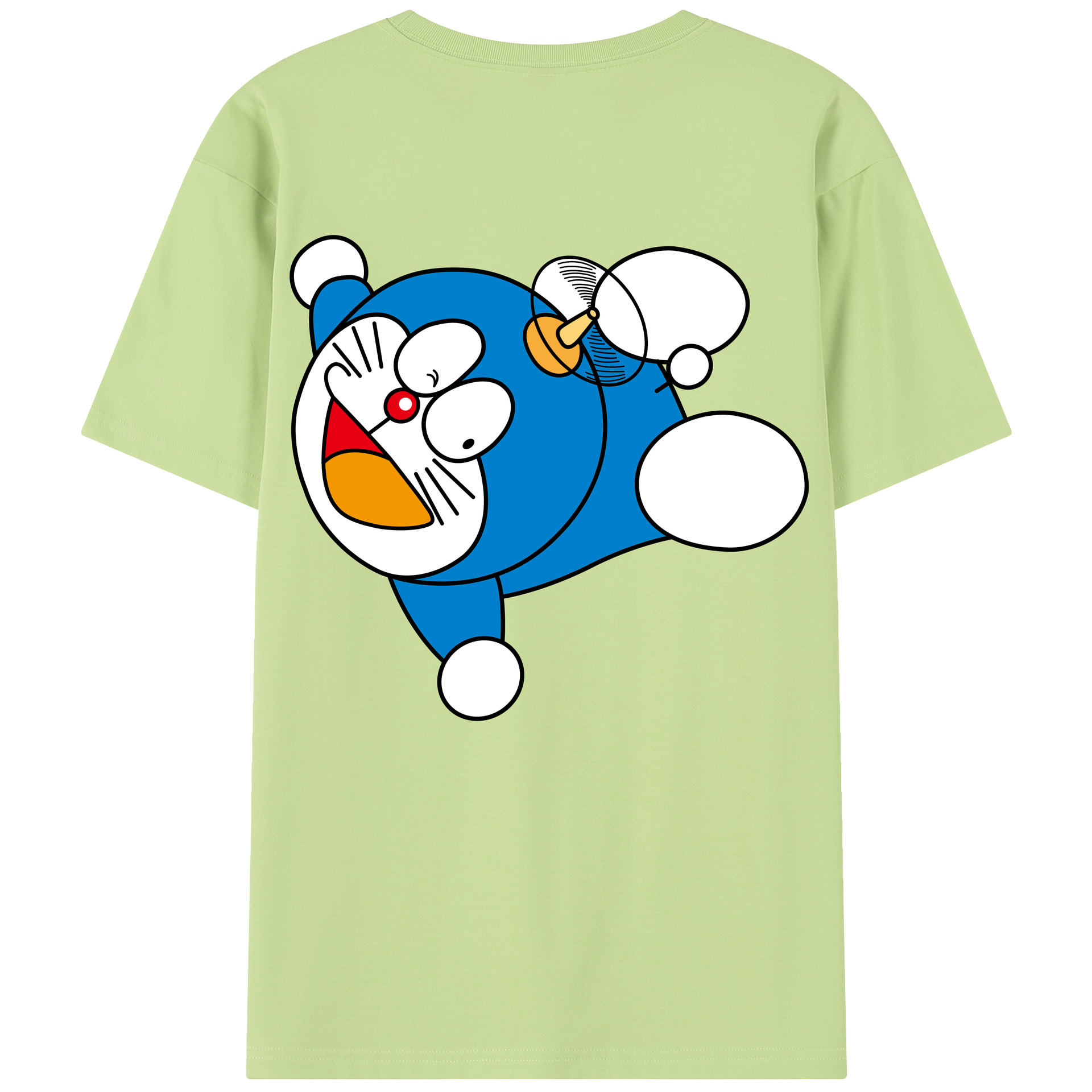 （画像用） ドラえもん Doraemon 綿100％半袖Tシャツ（背面プリント）